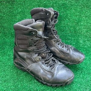 Tactical Research TR960 Khyber Black Leather Waterproof Side Zip Boots Mens 8R